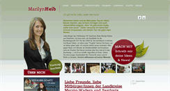 Desktop Screenshot of marilynheib.de