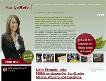 Tablet Screenshot of marilynheib.de